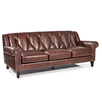 SF-279 Luxury Design Livingroom Furniture 3 Seater Leather Sofa 