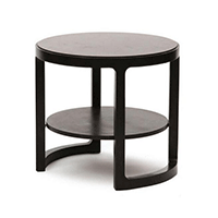 CT-296 Round Shape Design Modern Ash Coffee Side Table  