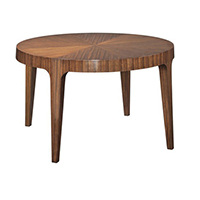 DT-237 Chinese Supplier Modern Special Design Leg Round Wood Dining Table