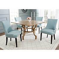 DT-238 French Design Ash Wood Dining Table For 4 People Customize Size 