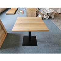 DT-1001 Elegant Design Square Ash Wood Dining Table 